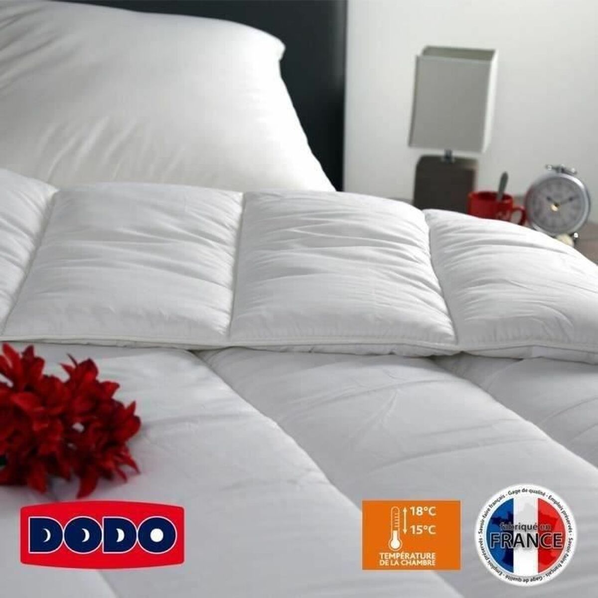 Dekbed DODO Vancouver Wit 400 g /m² 220 x 240 cm